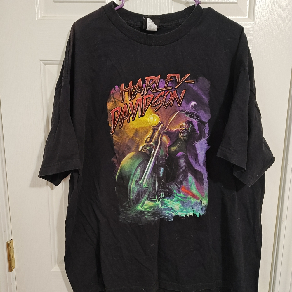 Harley-Davidson Black Graphic Motorcycle Tee